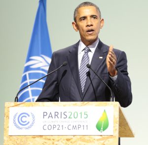 Barack Obama stressed that this is the time for everyone to come together to save the planet.