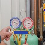 Working pressures of refrigerant gases in commercial systems